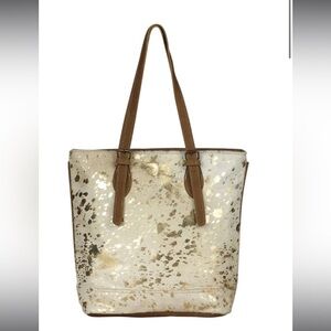 Myra Bag Tinges Leather Tote Bag